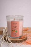 Vela 250 gr., Petal&Peach